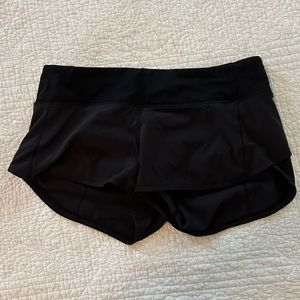 Lululemon speed up short sz 6
